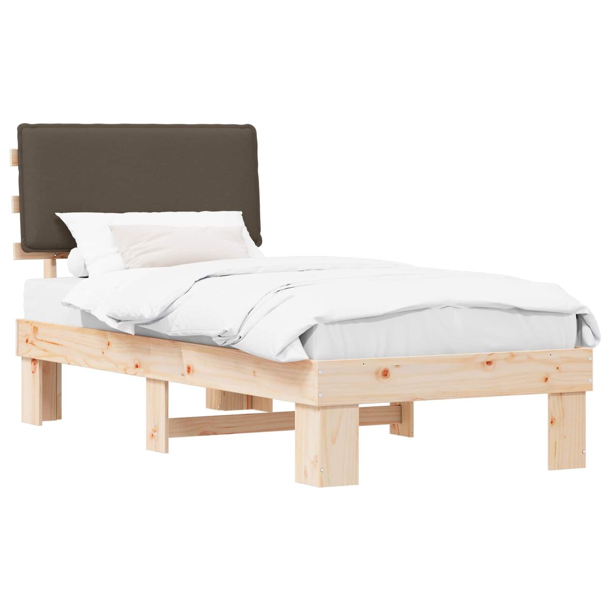 Estructura de cama simple para adultos 103x211 Topo