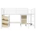 Cama alta para niños Cama alta para niños Blanco