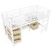 Cama alta para niños Cama alta para niños Blanco
