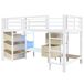 Cama alta para niños Cama alta para niños Blanco