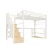 Cama alta para niños 254x95 Cama alta para niños 254x95 Blanco