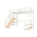 Cama alta para niños 254x95 Cama alta para niños 254x95 Blanco