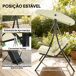 Columpio de Jardín Acero, Poliéster Outsunny Columpio de Jardín Acero, Poliéster Outsunny Crudo