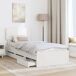 Estructura de cama individual para adultos Estructura de cama individual para adultos Blanco