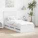 Estructura de cama individual para adultos Estructura de cama individual para adultos Blanco