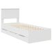 Estructura de cama individual para adultos Estructura de cama individual para adultos Blanco