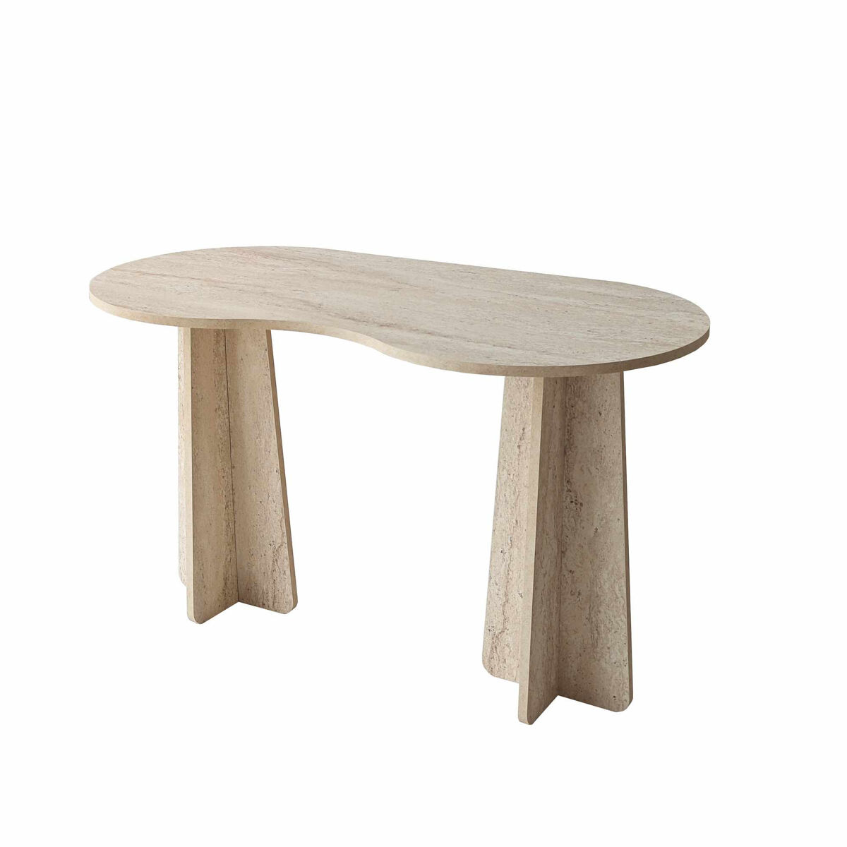Escritorio de madera <> 120 x 60 x 75 cm - travertino