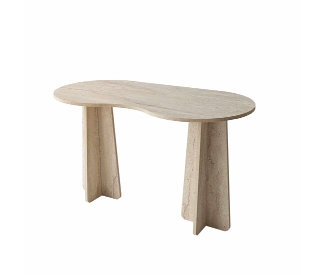 Escritorio de madera <> 120 x 60 x 75 cm - travertino