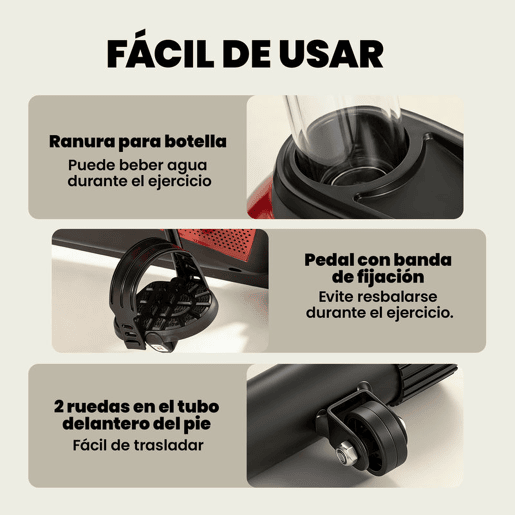 HOMCOM Bicicleta Estática com Encosto 8 Níveis de Resistência Magnética Bicicleta Estática para Casa com Volante Assento Ajustável Monitor LCD Pulsómetro Suporte de Telemóvel e Rodas Vermelho