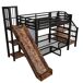 Cama alta para niños Cama alta para niños Negro