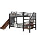 Cama alta para niños Cama alta para niños Negro