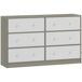 Cajonera de Tela MDF, Tela no Tejida HOMCOM Cajonera de Tela MDF, Tela no Tejida HOMCOM Blanco