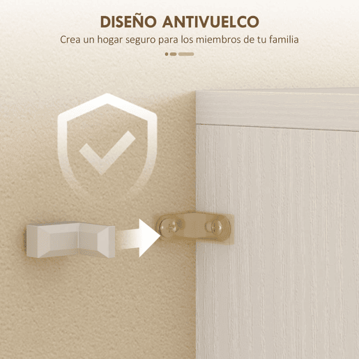 HOMCOM Armário de Cozinha Móvel Auxiliar de Cozinha com Portas de Vidro Gaveta Prateleiras Ajustáveis para Sala de Jantar Sala 60x35x180 cm Branco