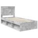 Estructura de cama individual para adultos Estructura de cama individual para adultos Gris