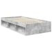 Estructura de cama individual para adultos Estructura de cama individual para adultos Gris