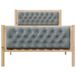 Estructura de cama individual para adultos 105x210 Estructura de cama individual para adultos 105x210 Blanco/ Gris Claro