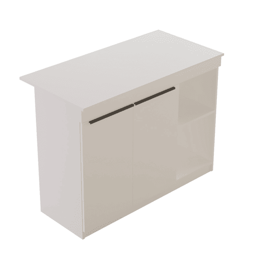 Mesa de cozinha em madeira Orlando - 120 x 60 x 88 cm - Branco Mesa de cozinha em madeira Orlando - 120 x 60 x 88 cm - Branco