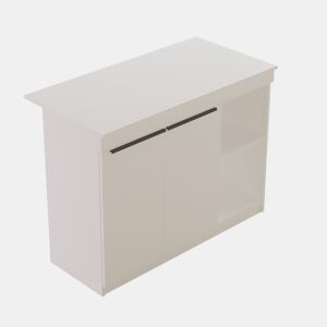 Mesa de cozinha em madeira Orlando - 120 x 60 x 88 cm - Branco