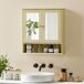 Armario de Baño MDF, Vidrio kleankin, hogar - baño Armario de Baño MDF, Vidrio kleankin, hogar - baño Marrón