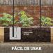 Enrejados de Jardín Acero Outsunny Enrejados de Jardín Acero Outsunny Negro