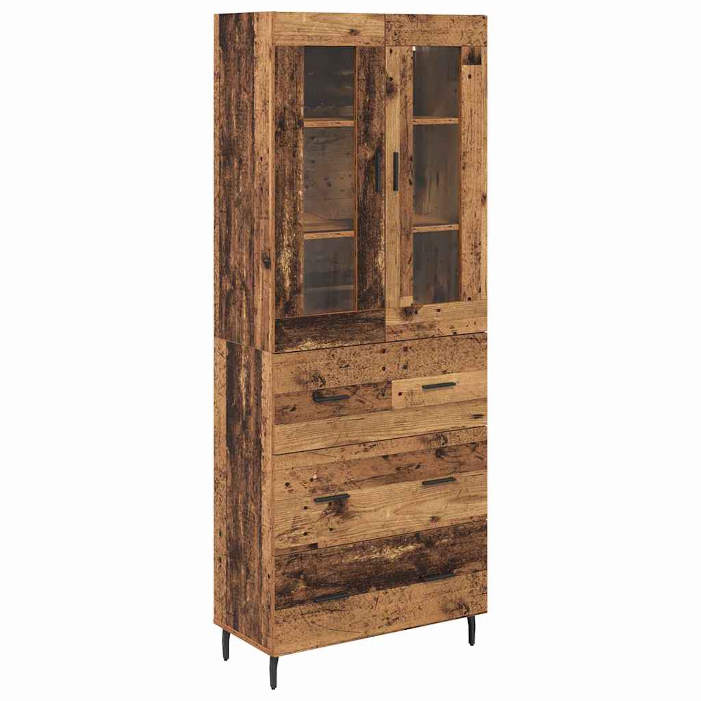 Aparador alto - Mueble de almacenamiento 69 Madera