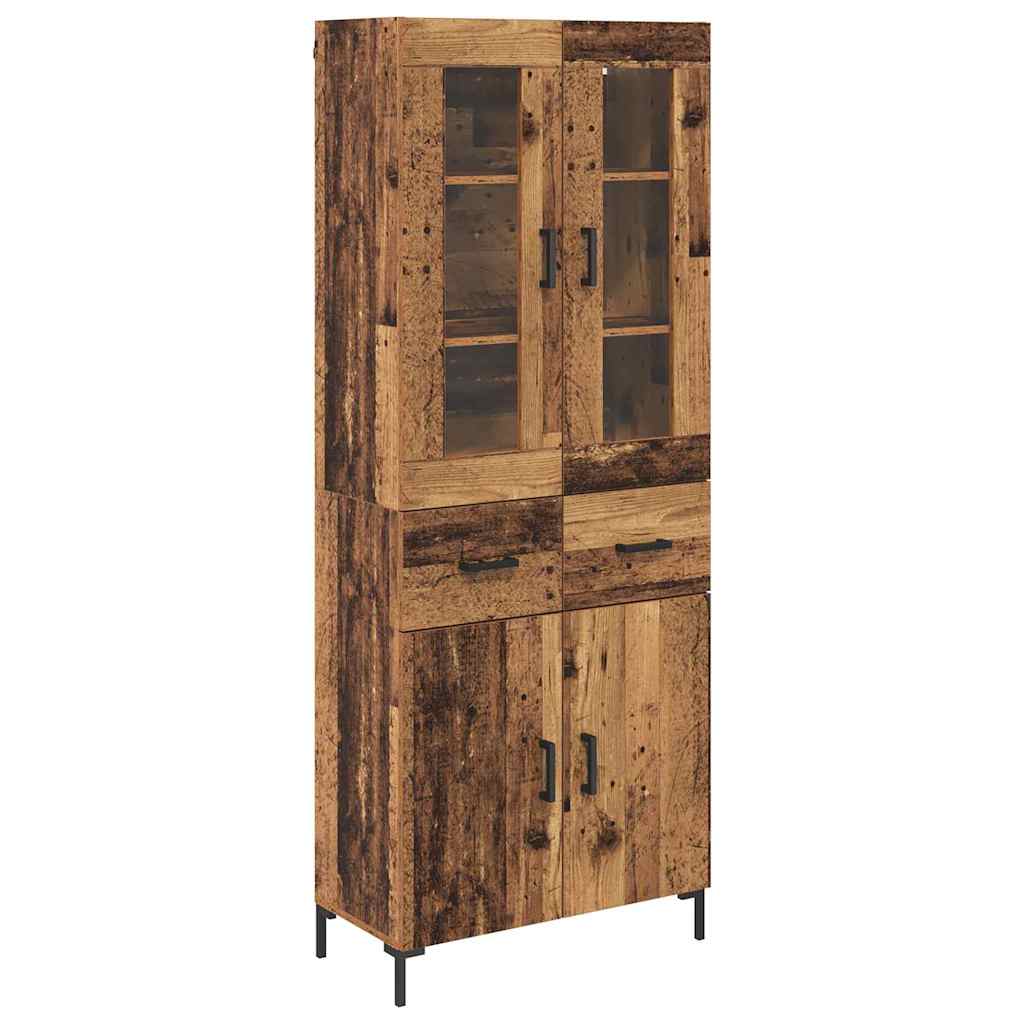 Aparador alto - Mueble de almacenamiento 69 Madera