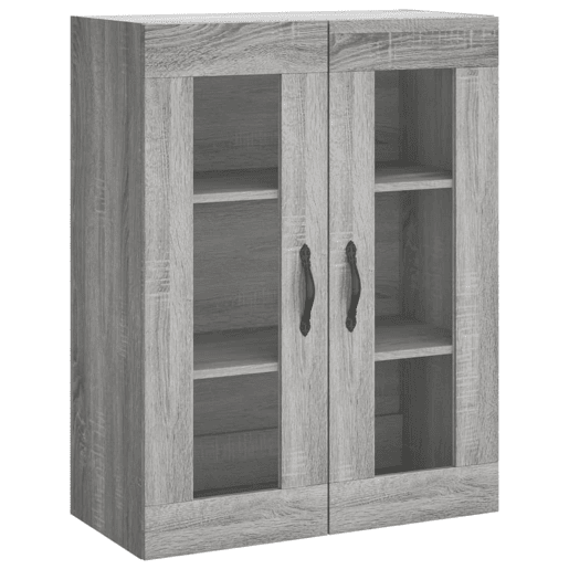 Armário alto - Bufete - Móvel de apoio 69,5x34x180 cm derivados de madeira sonoma cinza pt1108