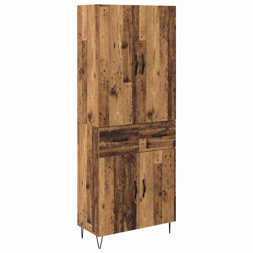 Aparador alto - Mueble de almacenamiento 69 Madera