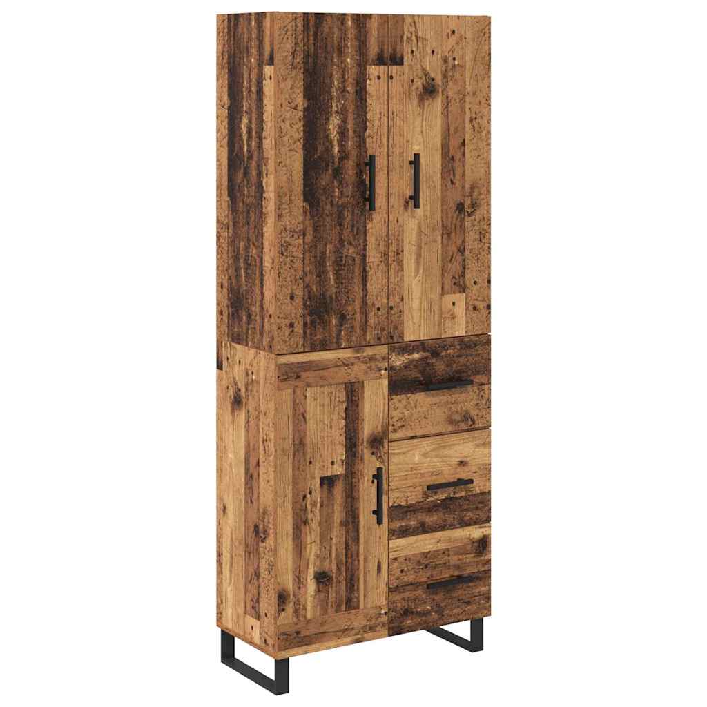 Aparador alto - Mueble de almacenamiento 69 Madera
