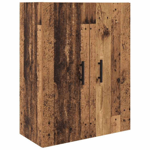 Aparador - Bufete - Móvel de apoio com gaveta 2 pcs Madeira Antiga 69,5 x 34 x 180 cm pt141