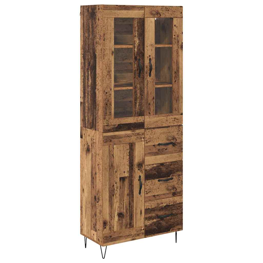 Aparador alto - Mueble de almacenamiento 69 Madera