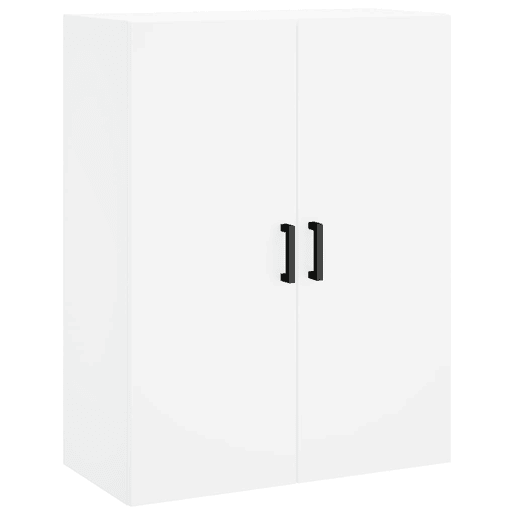 Armário alto - Bufete - Móvel de apoio 69,5x34x180 cm derivados de madeira branco pt651