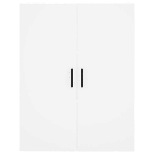 Armário alto - Bufete - Móvel de apoio 69,5x34x180 cm derivados de madeira branco pt651