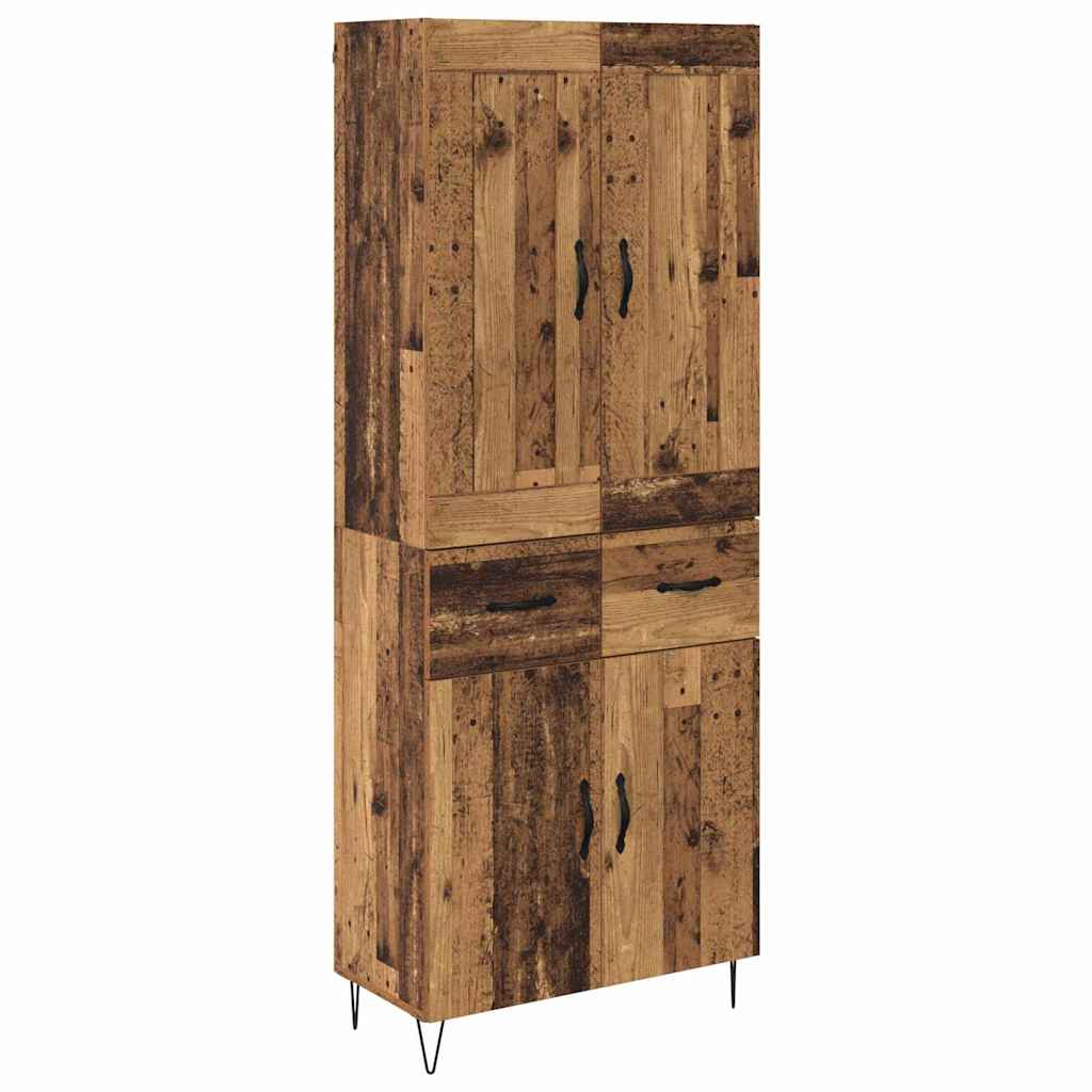 Aparador alto - Mueble de almacenamiento 69 Madera