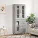 Aparador alto - Mueble de almacenamiento 69 Aparador alto - Mueble de almacenamiento 69 Gris