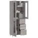 Aparador alto - Mueble de almacenamiento 69 Aparador alto - Mueble de almacenamiento 69 Gris