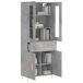 Aparador alto - Mueble de almacenamiento 2 pcs 69 Aparador alto - Mueble de almacenamiento 2 pcs 69 Blanco