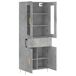 Aparador alto - Mueble de almacenamiento 2 pcs 69 Aparador alto - Mueble de almacenamiento 2 pcs 69 Blanco