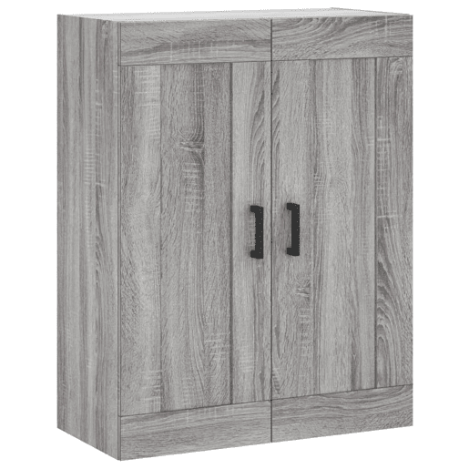 Armário alto - Bufete - Móvel de apoio 69,5x34x180 cm derivados de madeira sonoma cinza pt1134