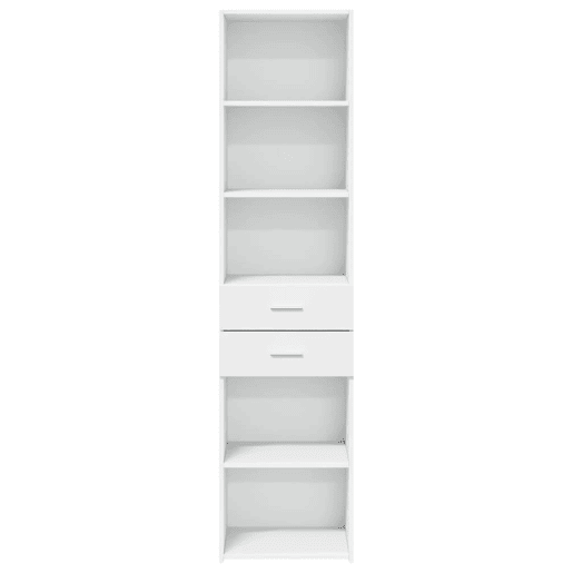 Armário alto - Bufete - Móvei de apoio 45x42,5x185 cm derivados de madeira branco pt3155