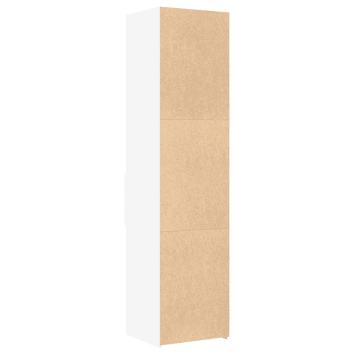 Armário alto - Bufete - Móvei de apoio 45x42,5x185 cm derivados de madeira branco pt3155