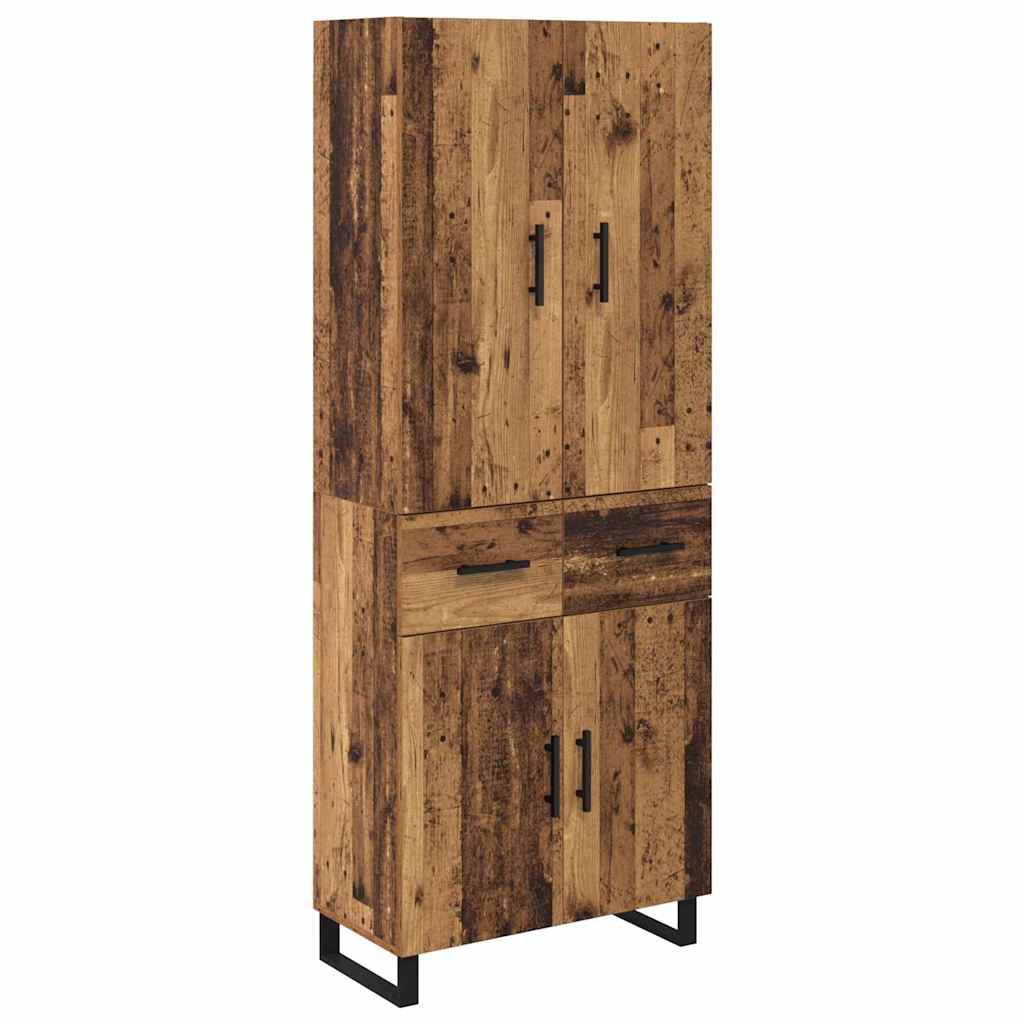 Aparador alto - Mueble de almacenamiento 69 Madera