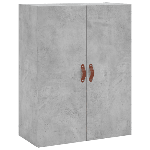 Armário alto - Bufete - Móvel de apoio 69,5x34x180 cm derivados de madeira cinza cimento pt902 Armário alto - Bufete - Móvel de apoio 69,5x34x180 cm derivados de madeira cinza cimento pt902