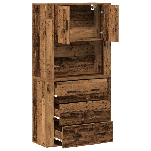 Aparador - Bufete - Móvel de apoio Madeira antiga 80 x 33 x 150 cm Madeira processada pt416