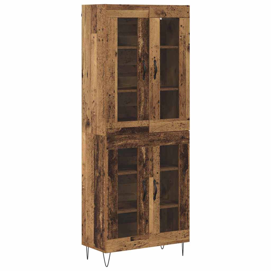 Aparador alto - Mueble de almacenamiento 69 Madera