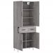 Aparador alto - Mueble de almacenamiento 69 Aparador alto - Mueble de almacenamiento 69 Blanco