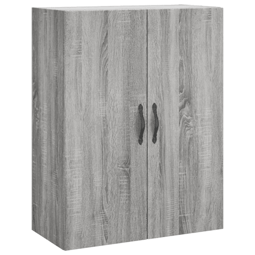 Armário alto - Bufete - Móvel de apoio 69,5x34x180 cm derivados de madeira sonoma cinza pt1103