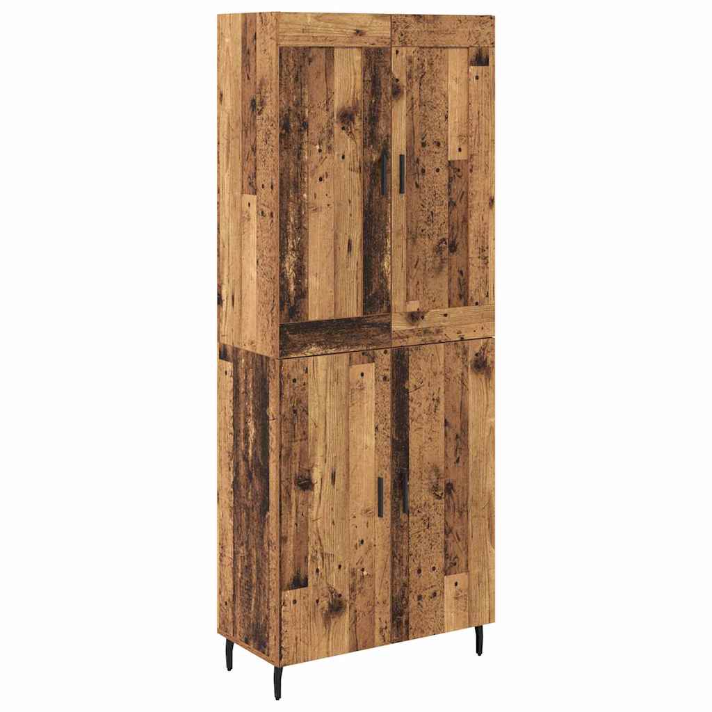 Aparador alto - Mueble de almacenamiento 69 Madera