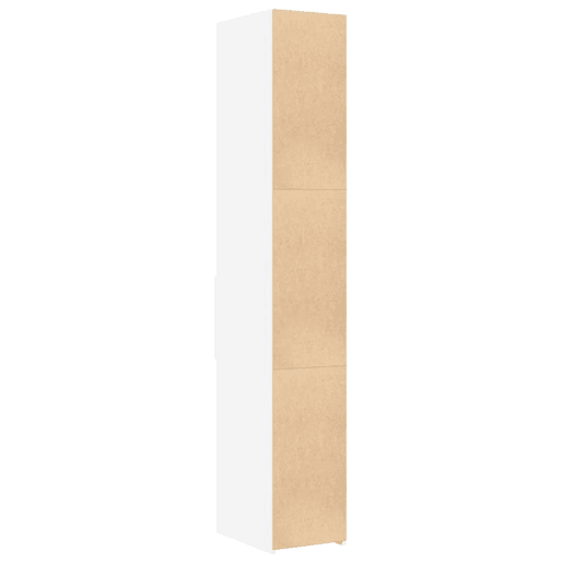 Armário alto - Bufete - Móvei de apoio 30x42,5x185 cm derivados de madeira branco pt3142