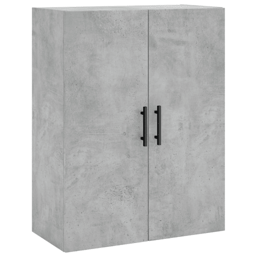 Armário alto - Bufete - Móvel de apoio 69,5x34x180 cm derivados de madeira cinza cimento pt927